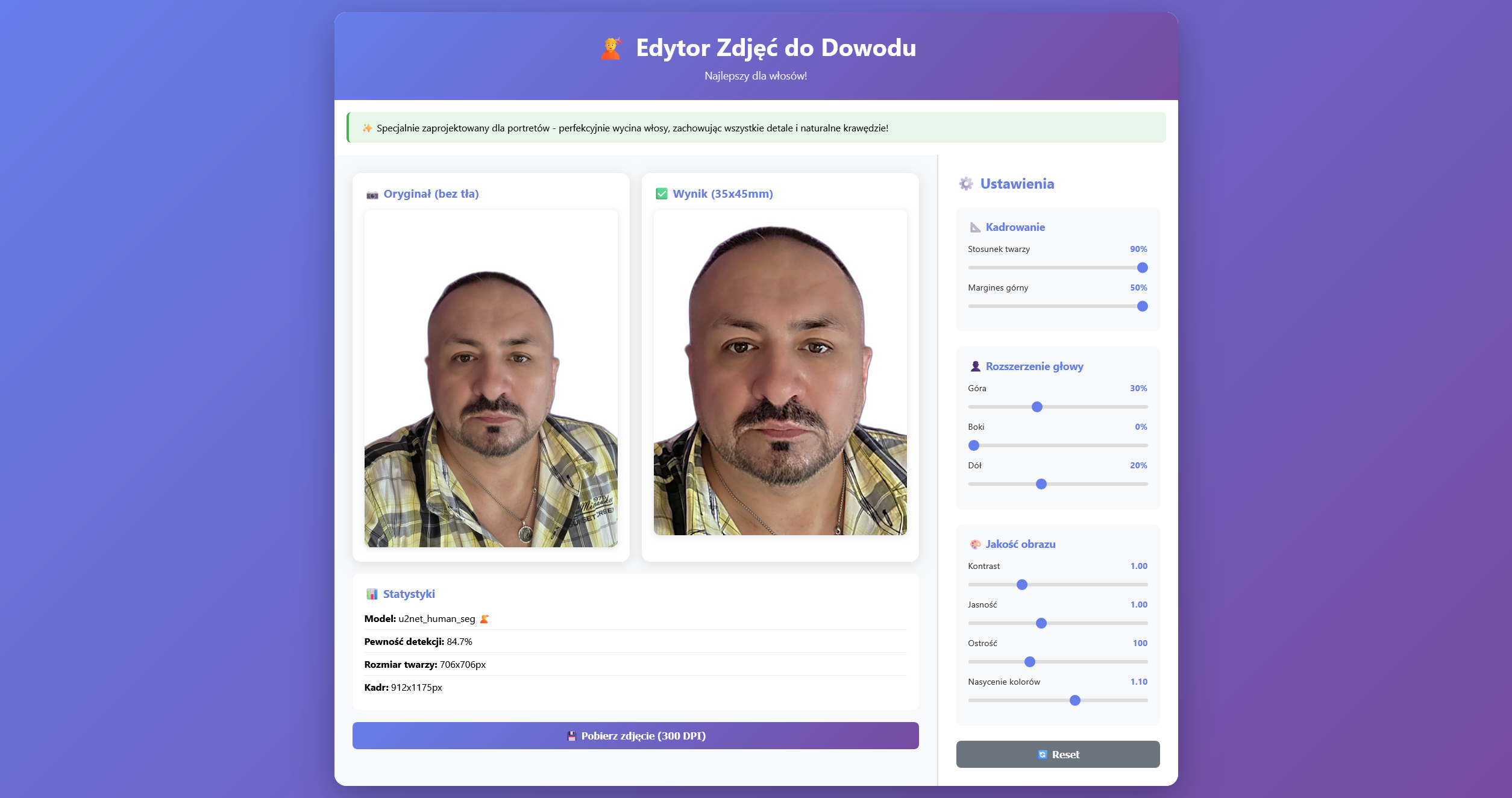 Zdjecie do dowodu z telefonu